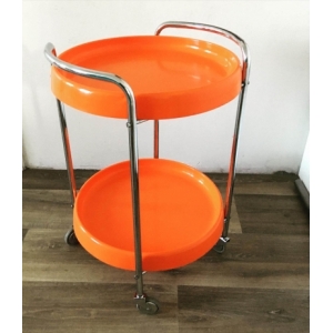 Seventies trolley serveerwagen bar cart